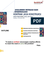 Mitigasi Kontrak & Pengadaan