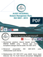 Internal Audit Training ISO 9001:2015