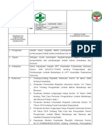 8.5.2.2 Sop Pengendalian Dan Pembuangan Limbah Berbahaya Selama Masa Pandemi Covid 19 Rev