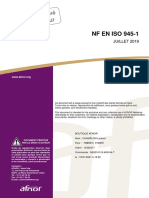 EN NF ISO 945-1 graphite juillet 2019