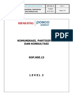 SOP-HSE-13 Komunikasi, Konsultasi Dan Partisipasi Rev.2