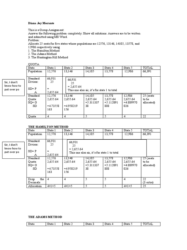 Seat Allocation Methods Analysis | PDF | Mathematics | Arithmetic