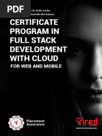 Hero Vired Certificate Program On Full Stack Development Brochure