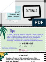 Division of Decimals and Multi-Step Word Problems