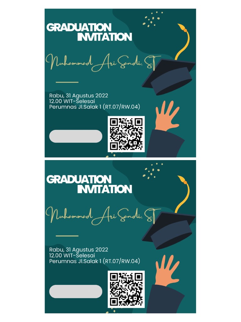 Undangan Wisudaa | PDF