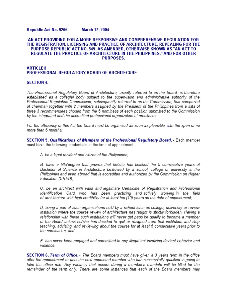 R a 9266 article 2 section 4 11 pdf test assessment public law