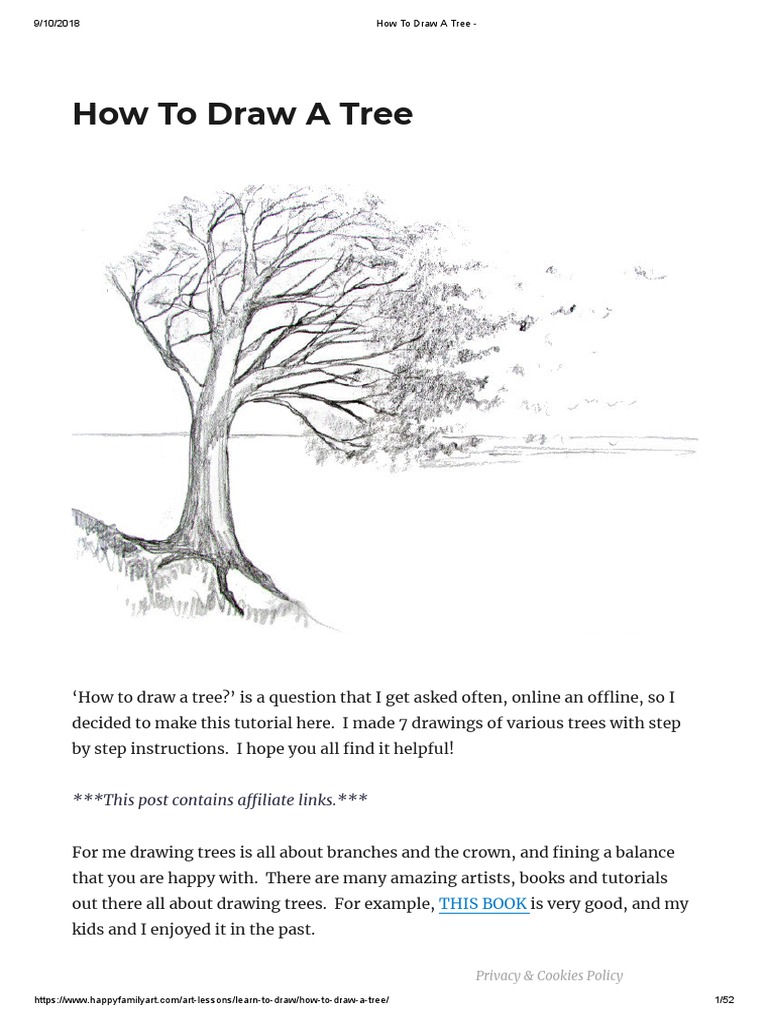 How To Draw A Tree | PDF | Trees