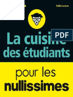 La Cuisine Des Étudiants Pour Les Nullissimes 2017