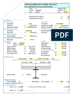 Design of Composite Beam With Formed Steel Deck