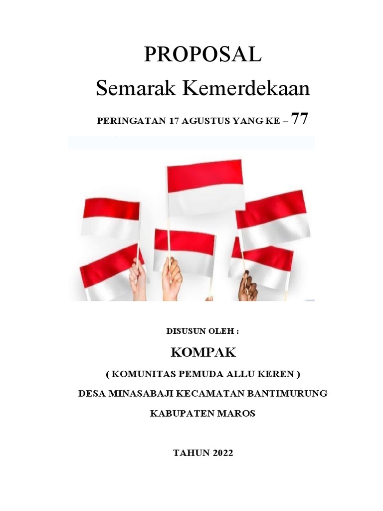 Proposal Semarak HUT RI ke-77 | PDF | Griya & Taman | Sains & Matematika