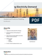 Electricity Forecasting Slides