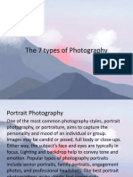 The 7 Types of Photography Explained