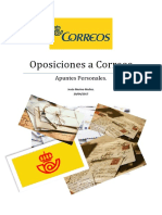 Apuntes Personalizados para Las Oposiciones de Correos.