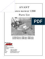 PartsList - A21046 A21127 - Lawnmower1200