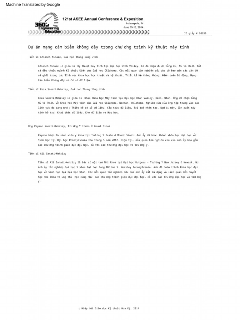 Wireless Sensor Networks Projects in A Computer Engineering Program1 PDF