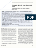 Bond Strength of A Flowable Bulk-Fill Resin Composite