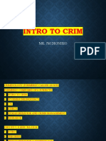 Intro To Crim