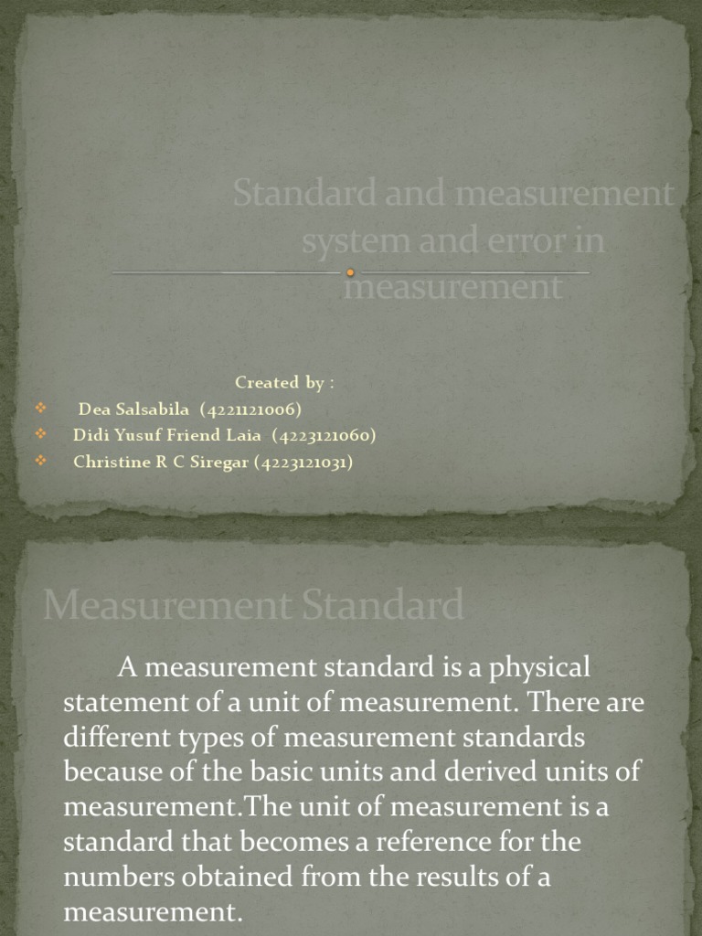 Measuring Instrument | PDF | Observational Error | Measurement