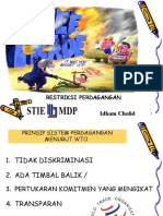 PRINSIP SISTEM PERDAGANGAN MENURUT WTO