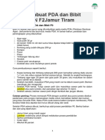 Cara Membuat PDA Dan Bibit F0 Jamur Tiram