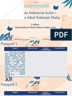 Latihan Menentukan Pokok Pikiran