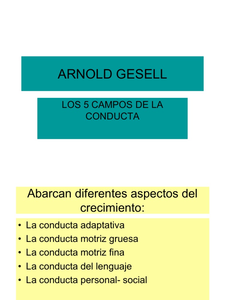Arnold Gesell
