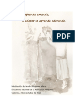 A Amar Se Aprende Amando, A Adorar Se Aprende Adorando (M. Verónica María)