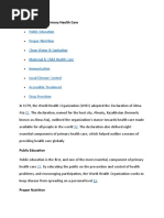 Components of PHC 2 | PDF | World Health Organization | Health Care