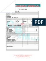 Informe Motor WEG de 40 HP A 1700 RPM