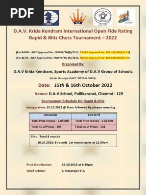 D.A.V Chess Prospectus