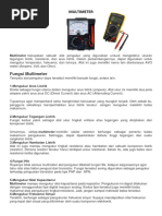 Panduan Lengkap Menggunakan Multimeter | PDF