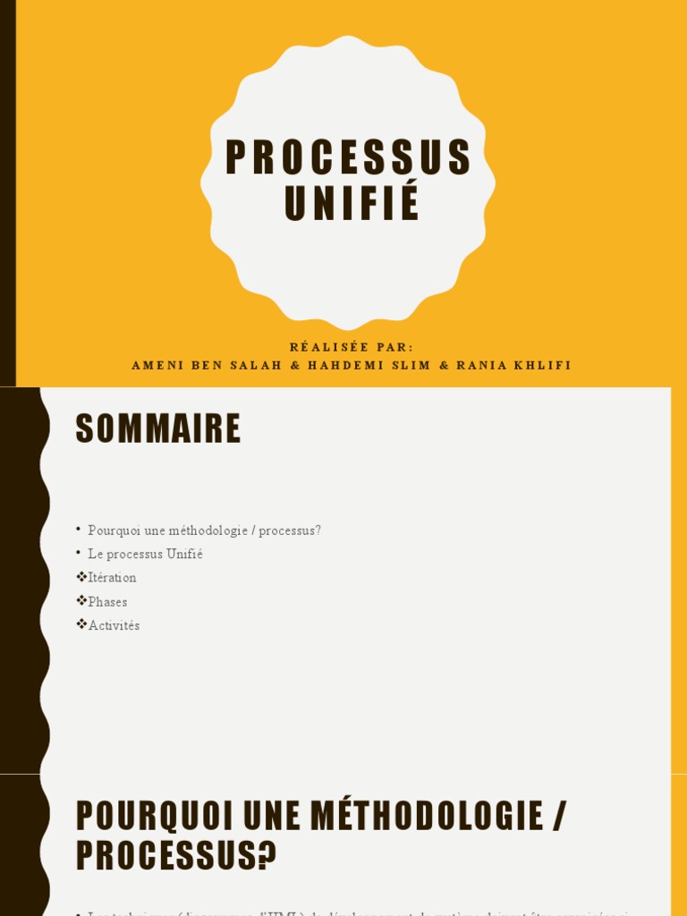 Processus Unifié | PDF | Architecture de logiciel | Cas d'utilisation