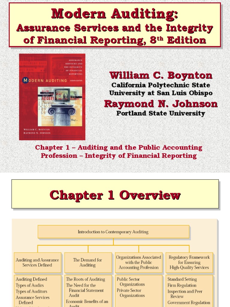 Modern Auditing and Assurance Overview | PDF | Audit | Financial Audit