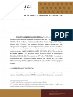 Dissolução de união estável com pedido de justiça gratuita