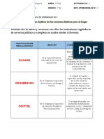 Aprendizaje 3 - Actividad 1 - Carpeta de Recuperacion CCSS 1 B