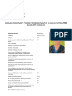 Common Recruitment Process For Recruitment of Clerks in Participating Banks (CRP Clerks-Xii)