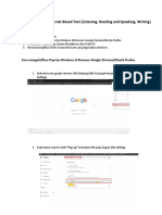 How To Readiness TOEIC Internet Based Test (Listenig Reading & Speaking Writing)