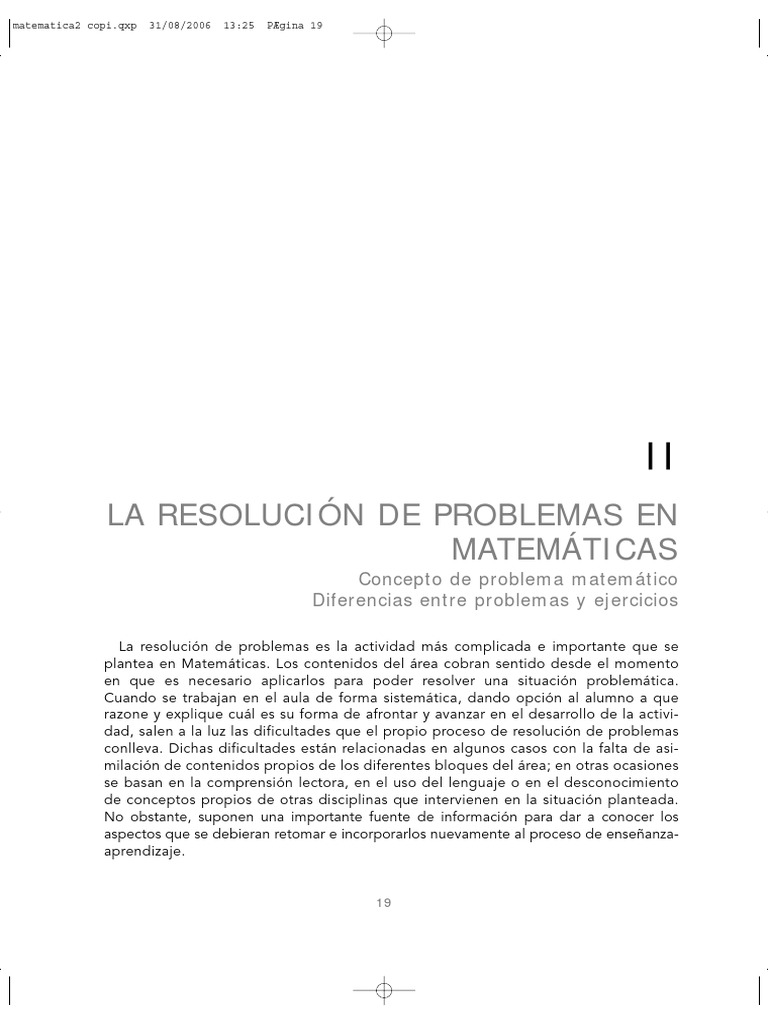 Estrategias para la Resolución de Problemas Matemáticos | PDF ...