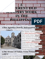 5 Different Old Masonry Work in The Philippines