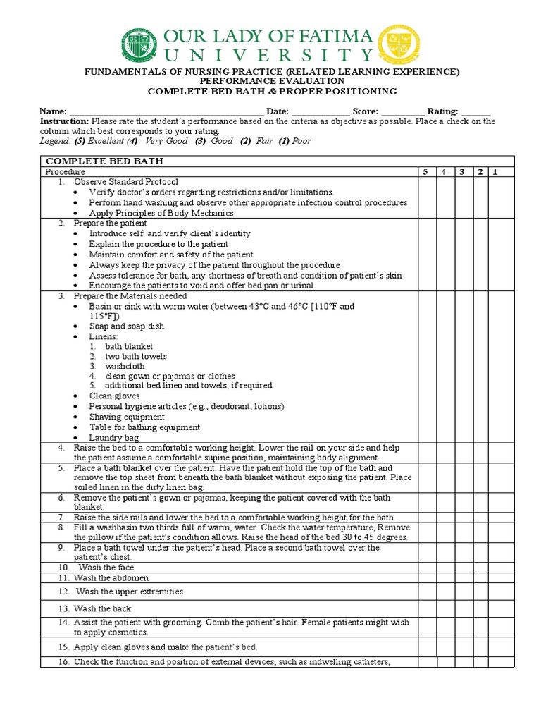 Bed Bath and Positioning PDF Anatomical Terms Of Motion Bed