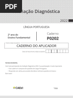 Prova Caed 2025 - 2° Ano - Lingua Portuguesa - FLUÊNCIA D0203 | PDF ...