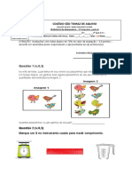 Avaliação de Matematica 2ºtrimestre B