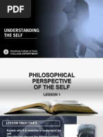 GE 1 - MODULE 1 - Philosophical Perspective of The Self