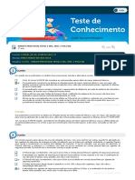 Teste de Conhecimento sobre Direito Processual Penal