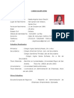 CV Experiencia Administración