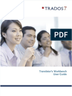 Trados 7 Translators Workbench User Guide