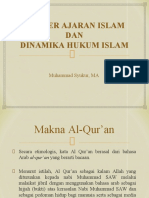 Pertemuan 3 - Sumber Ajaran Islam Dan Hukum Islam