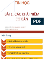 Bai 1. Các Khai Niem Co Ban