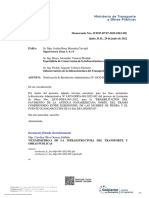 Para: Supervisor/a Zona 3, 4 y 6: Memorando Nro. MTOP-DVIT-2022-0363-ME Quito, D.M., 29 de Junio de 2022