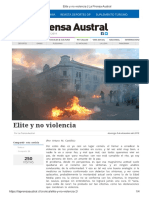 Elite y No Violencia - El Magallanes